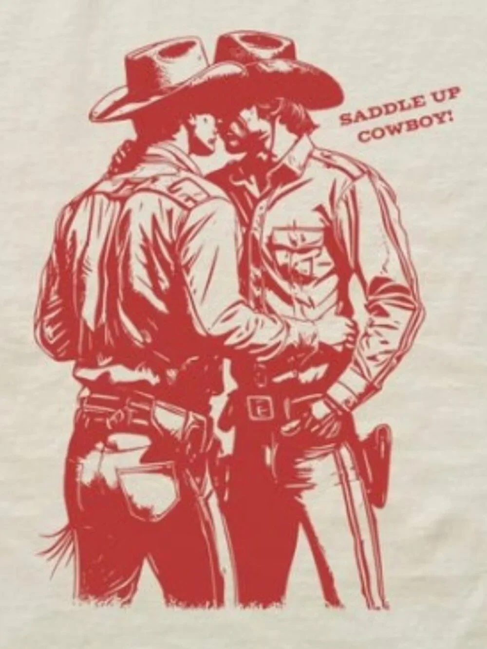 Gay Shirt, Mlm Tshirt, Queer Shirt, Saddle Up, Lgbtq Pride Tee - Picture 2 of 4